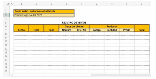 ejemplo de excel contable