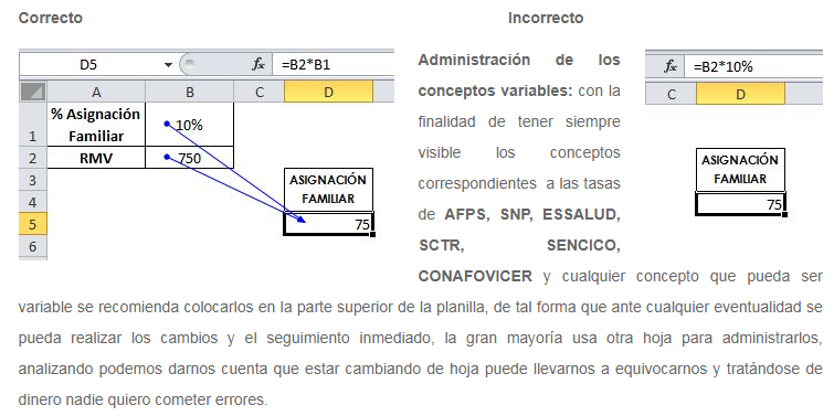 planilla de remuneraciones mensuales en excel